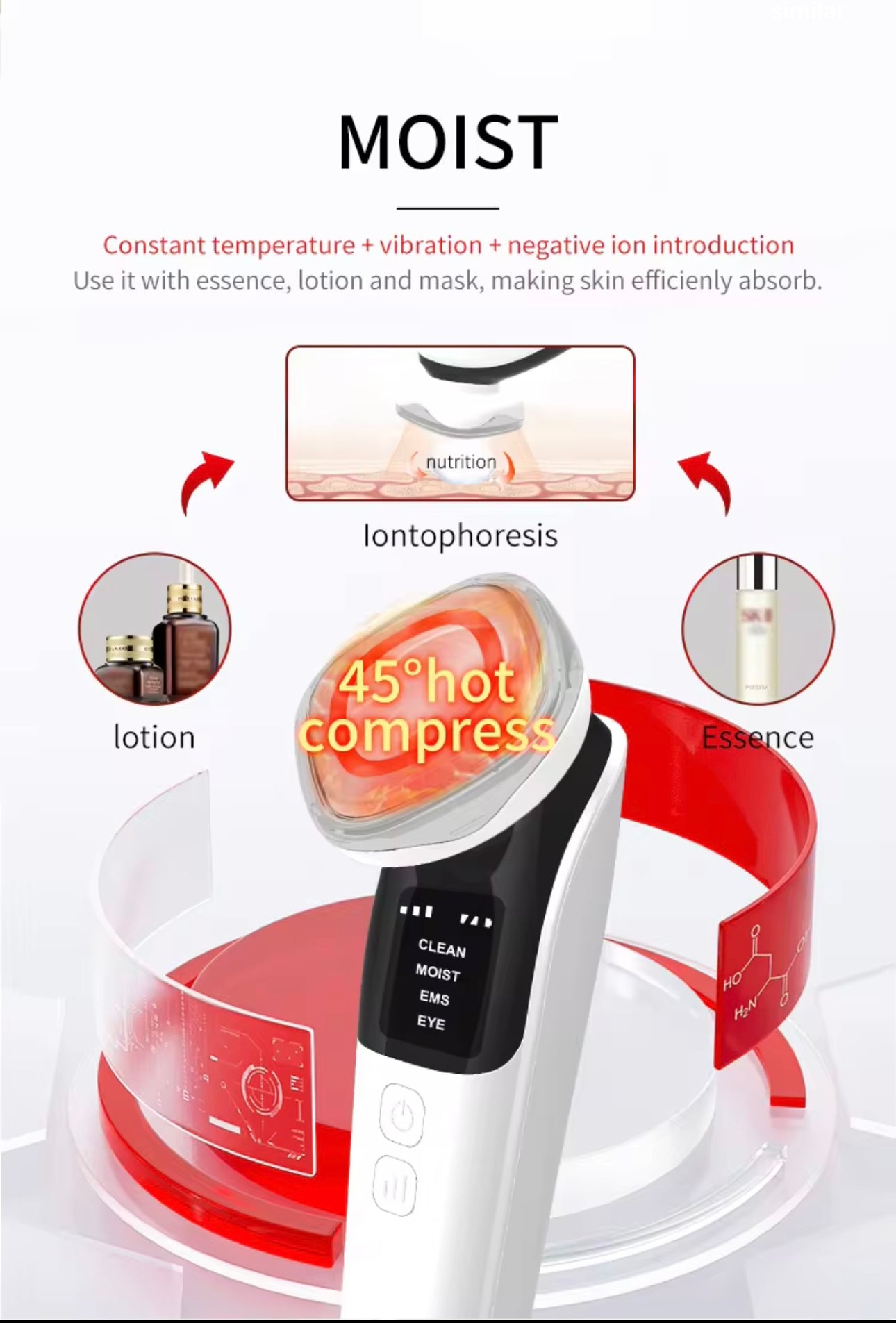 Masageador facial Sereniva SkinLift Pro™